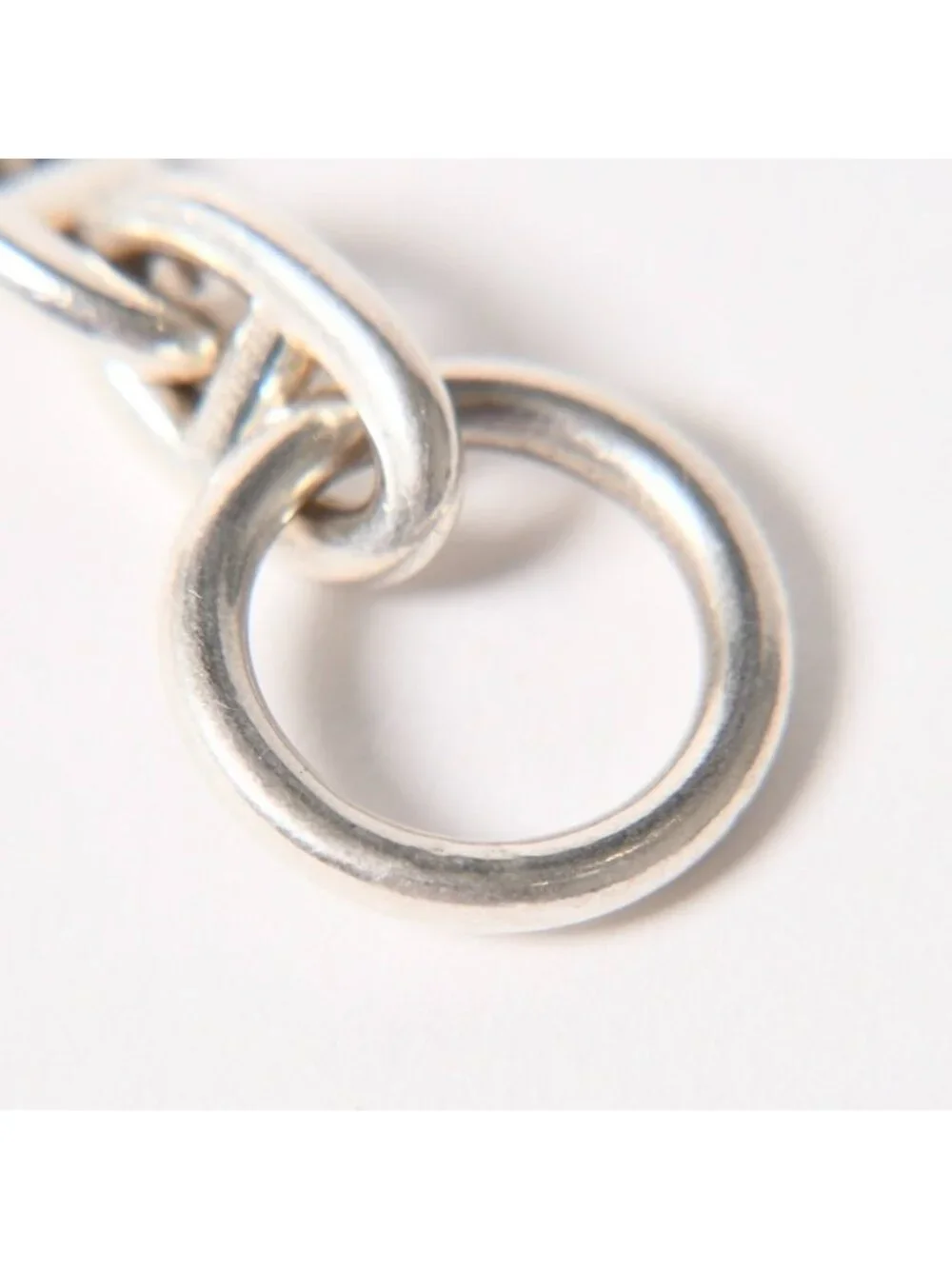 Hermes Chaine D'ancre MM Bracelet 15 Links 925 Sterling Silver